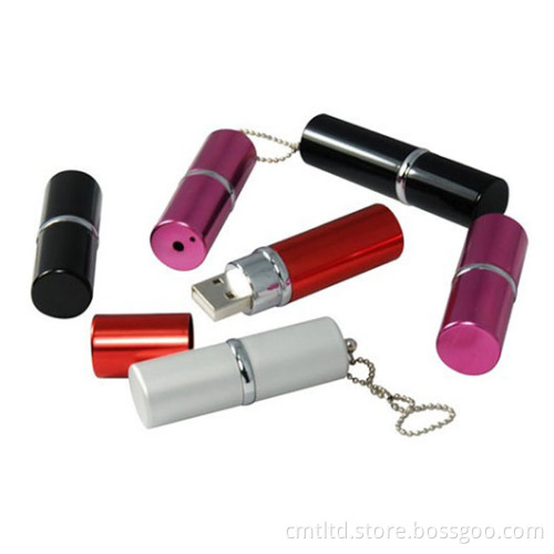 Metal Promotional Custom USB Flash Drive Metal Lipstick (CMT-MT023)